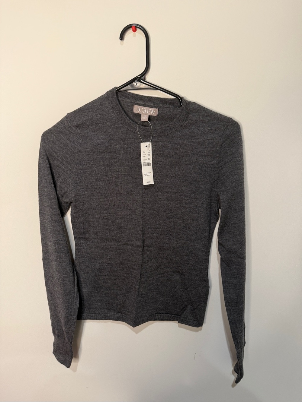 J. Crew Men's Crewneck Sweater - Charcoal